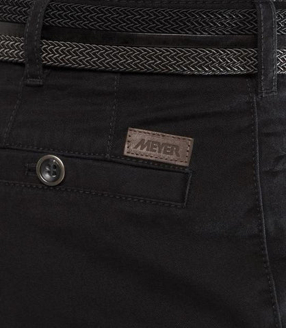 Roma Soft Cotton Black Chino by Meyer