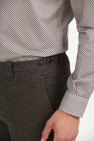 Micro Pattern Trouser by Florentino