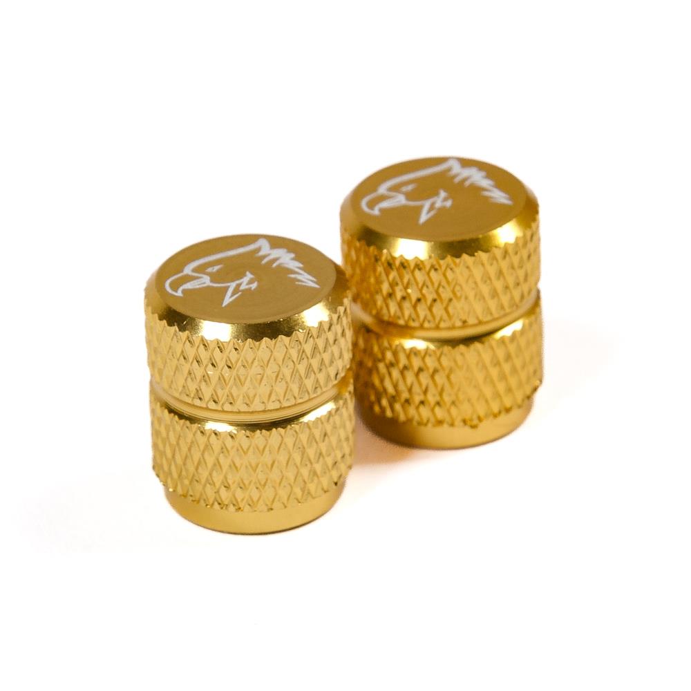 An image of Source Valve Caps Gold BMX Valve Caps