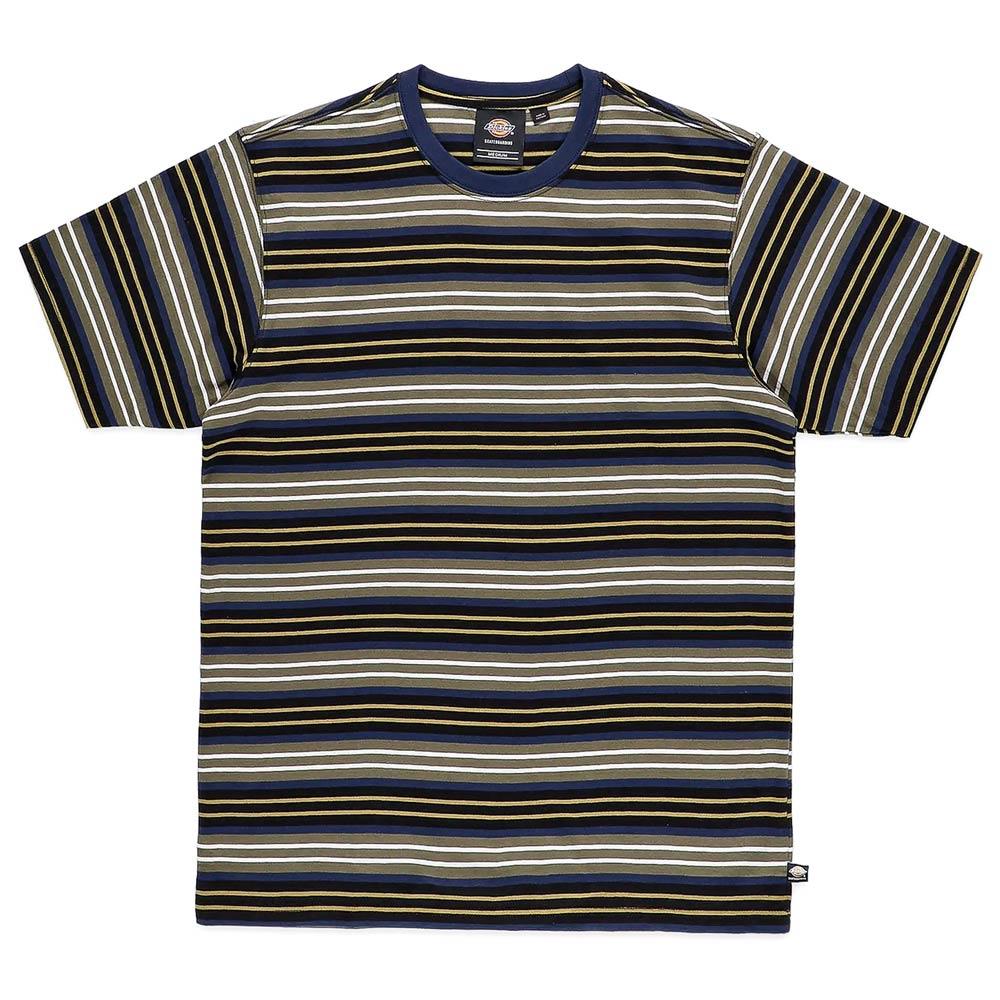 An image of Dickies Bothell Stripe T-Shirt - Black Large T-shirts