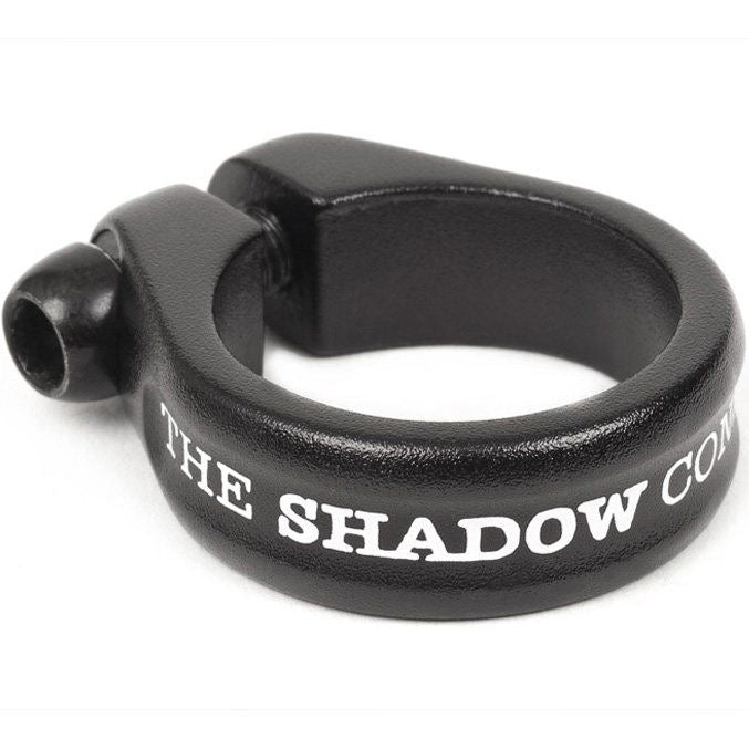 An image of Shadow Alfred Seat Clamp Black BMX Seat Clamps