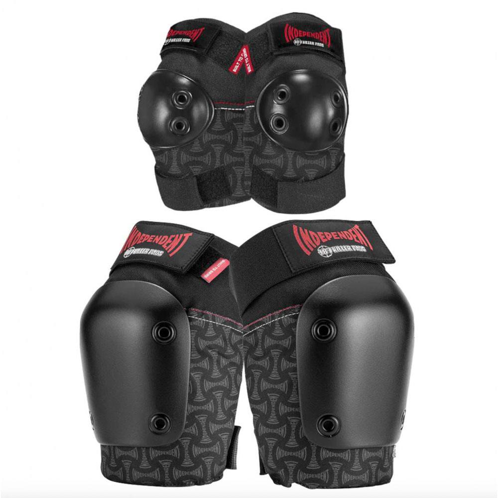 An image of 187 x Independent Killer Pads - Adult Combo Pack Knee and Elbow L-XL BMX Pads