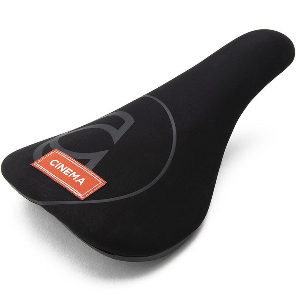 An image of Cinema Press Slim Stealth Seat Black BMX Seats
