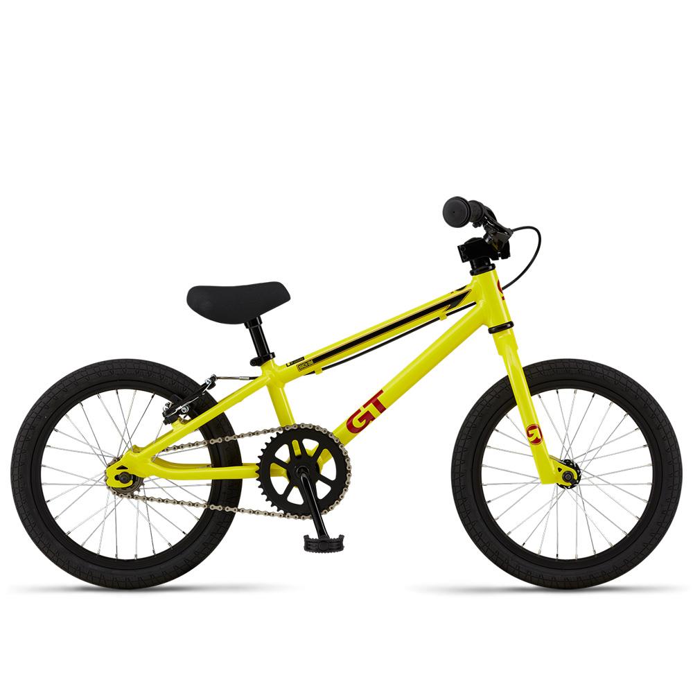 An image of GT Mach One 16" BMX Race Bike Yellow BMX Race Bikes