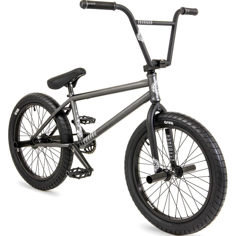 An image of Fly Proton FC BMX Bike Flat Dark Grey / LHD BMX Bikes