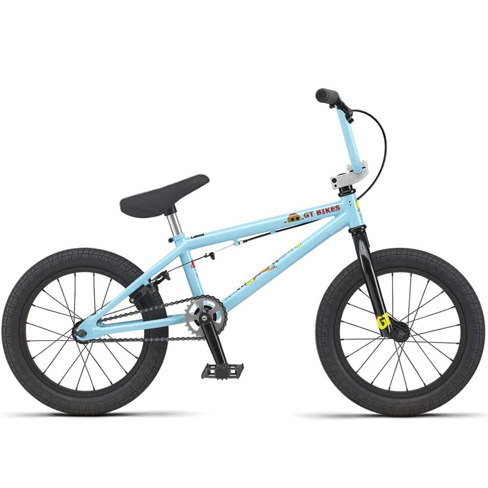 An image of GT Lil Performer 16" BMX Bike Aqua BMX Bikes