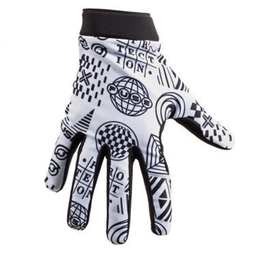 Photos - Cycling Gloves Fuse Omega Global Gloves - Matt Grey/Silver Medium GS12739 