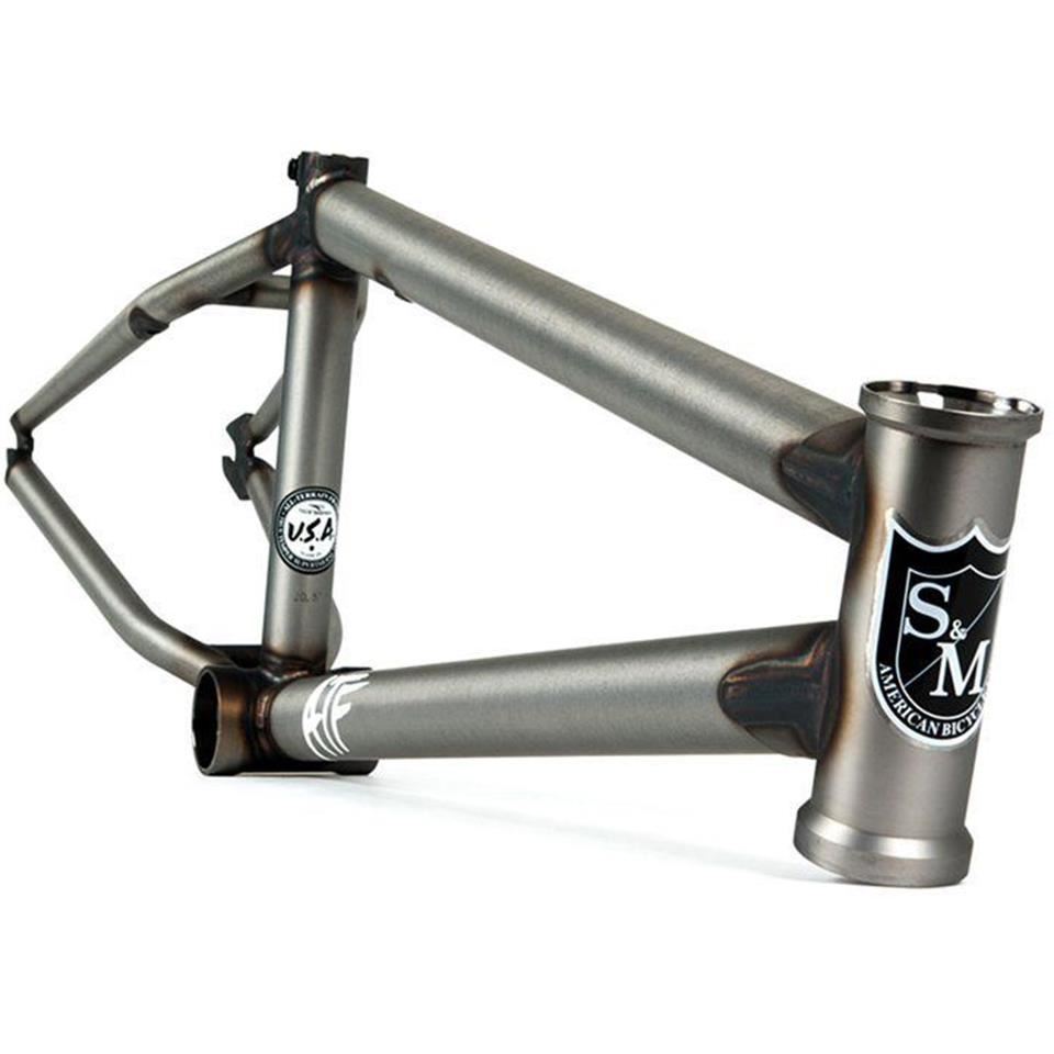 An image of S&M ATF Frame Clear / 21.25" BMX Frames
