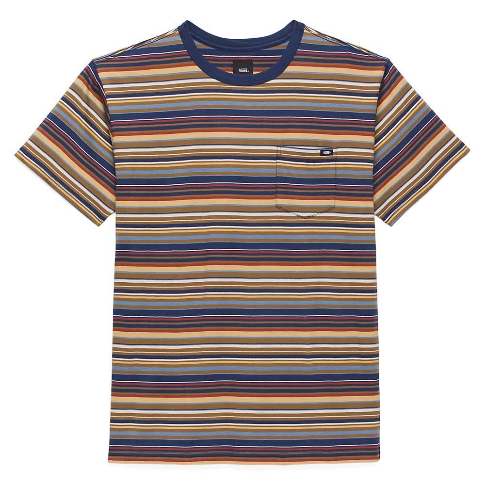 An image of Vans Cullen T-shirt - Dress Blues/Coffee Liqueur Medium T-shirts