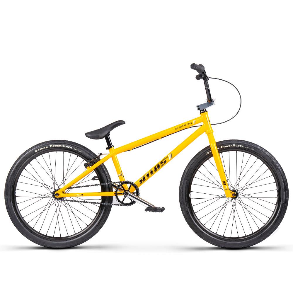 An image of WeThePeople Atlas 24" BMX Bike Yellow BMX Bikes
