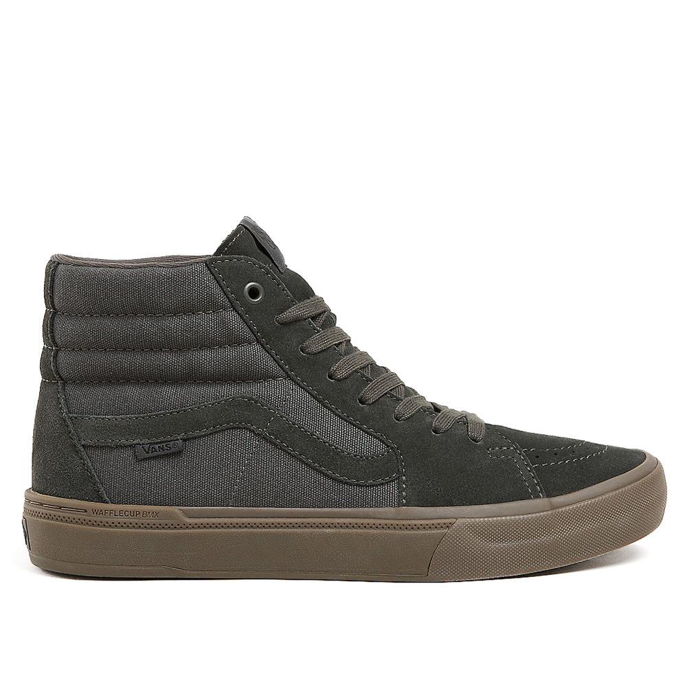 An image of Vans BMX Sk8-Hi - Dark Gray/Gum UK 11 Shoes