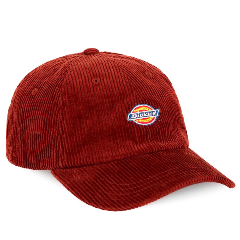 An image of Dickies Hardwick Cord Cap - Fired Brick Caps & Beanies