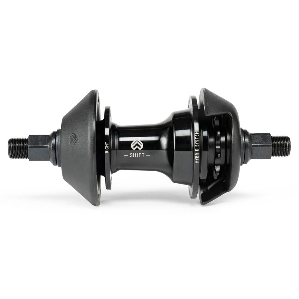 An image of Eclat Shift Freecoaster Cassette Hub Black / RHD BMX Rear Hubs