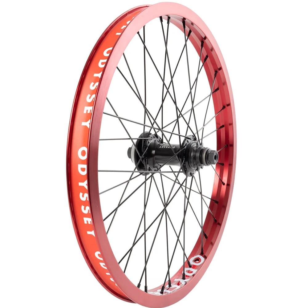 Photos - Bike Wheel Odyssey Hazard Lite Antigram V2 Cassette Wheel Anodized Red SG39108 