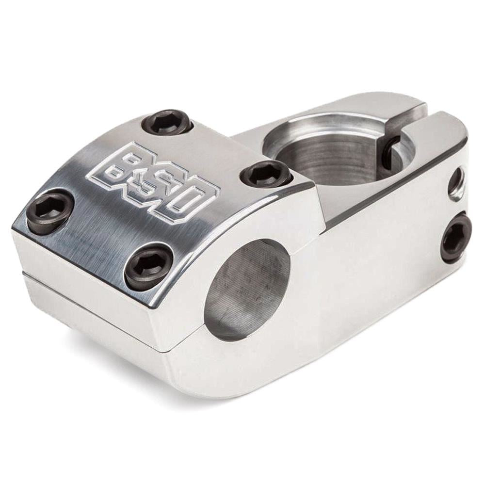 An image of BSD Levelled Oversized Stem Polished BMX Stems