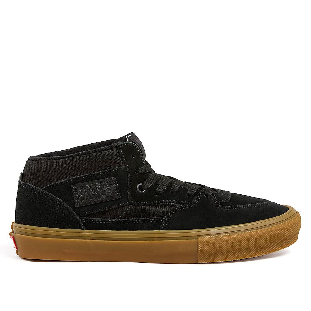 An image of Vans Skate Half Cab - Black/Gum UK 12 Shoes