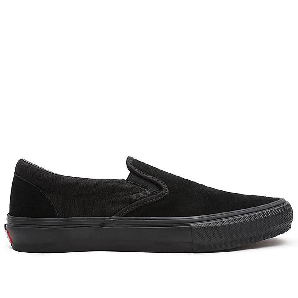 An image of Vans Skate Slip On - Black/Black UK 12 Shoes
