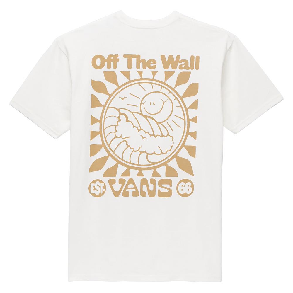 An image of Vans Sun and Surf T-shirt - Marshmallow Large T-shirts
