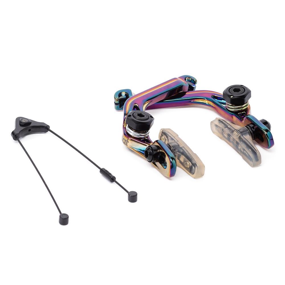 An image of Eclat Unit Forged Alloy Brake Oil Slick BMX Brakes