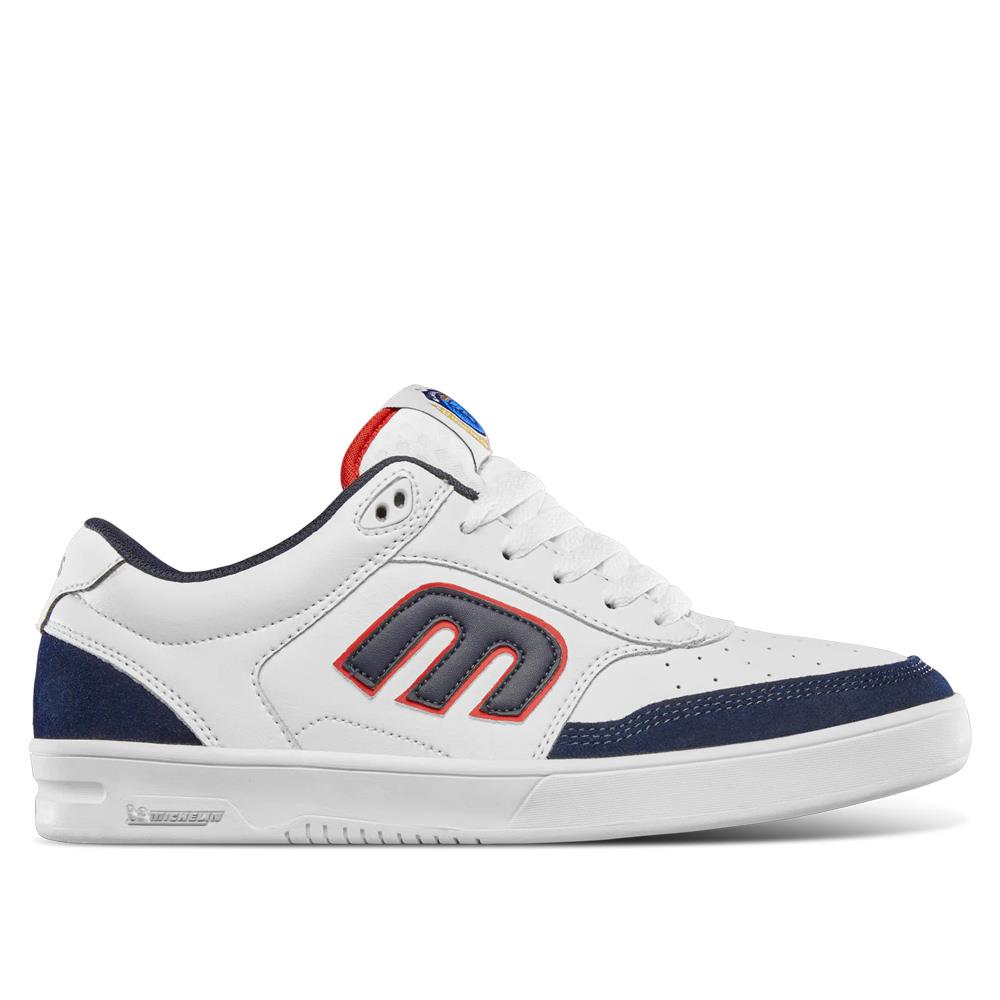 An image of Etnies The Aurelien Michelin - White/Navy/Red UK 9 Shoes
