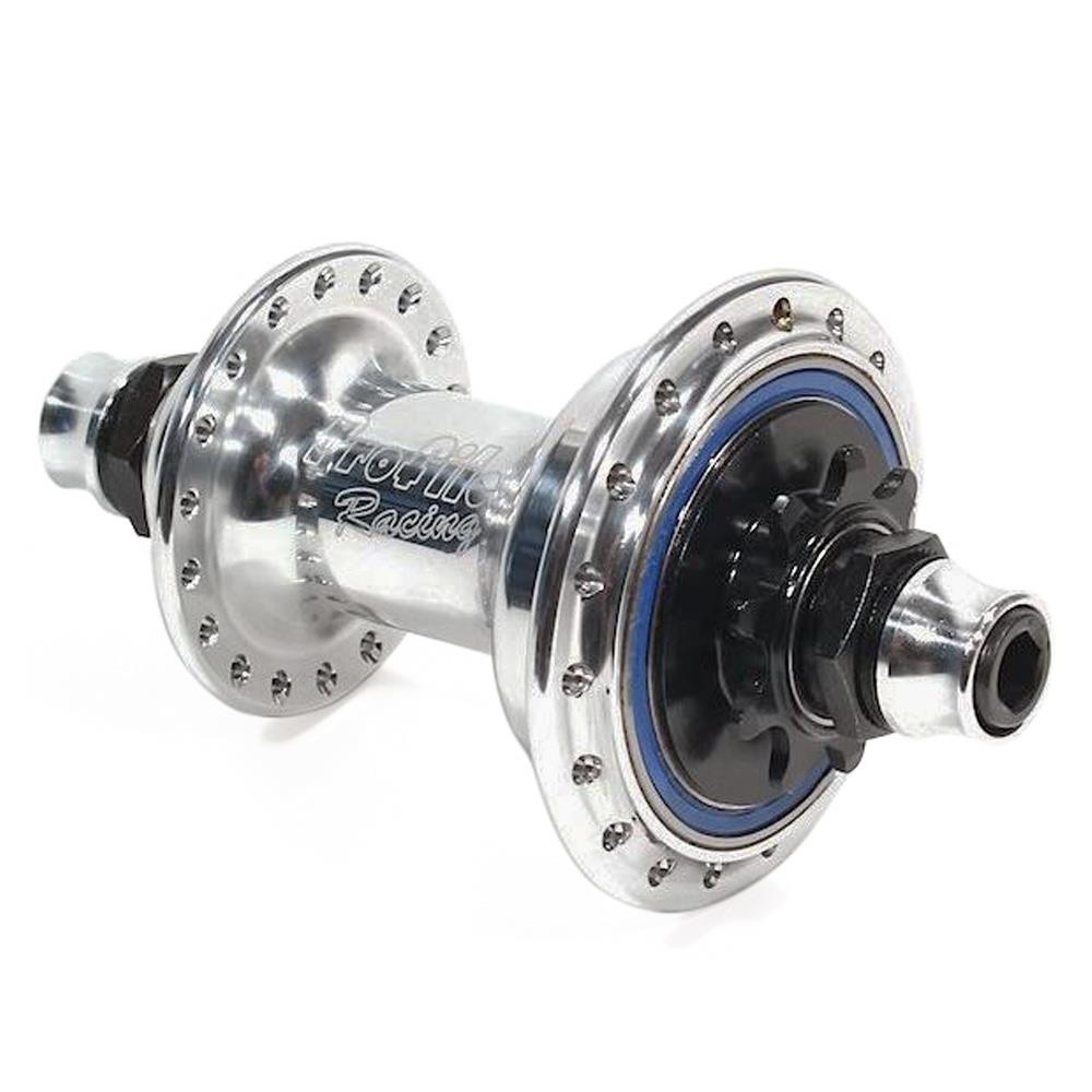 An image of Profile Z Coaster Freecoaster Female Hub - LHD Polished / LHD BMX Rear Hubs
