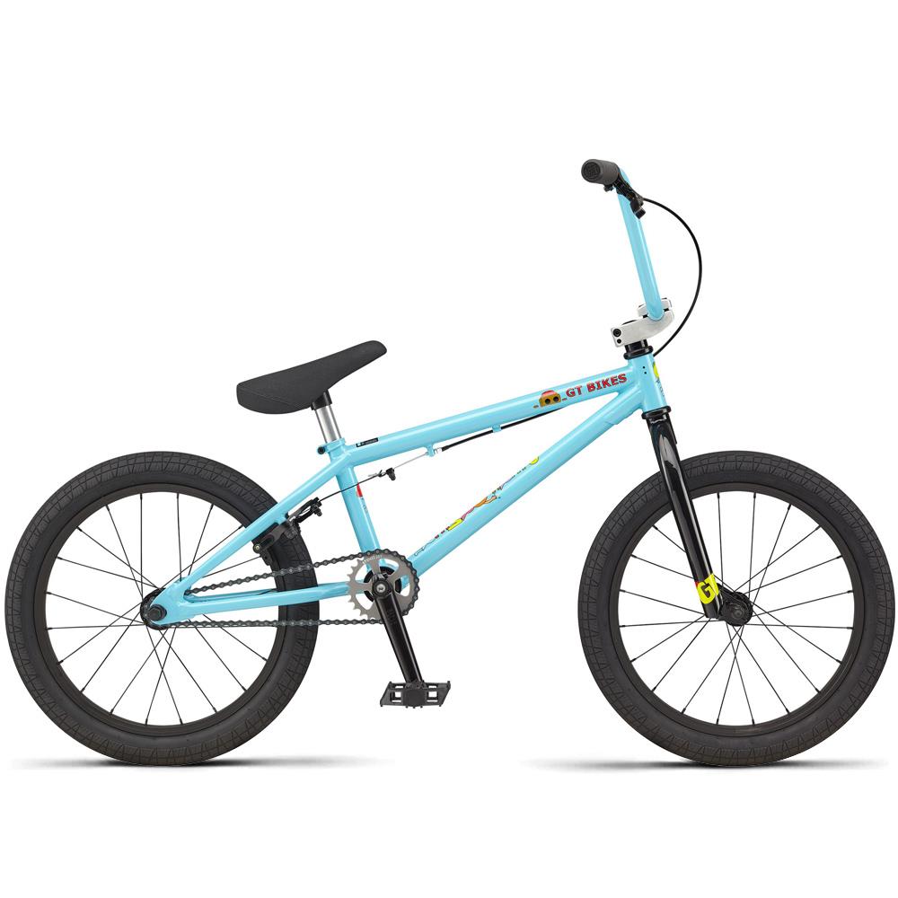 An image of GT Jr Performer 18" BMX Bike Aqua BMX Bikes