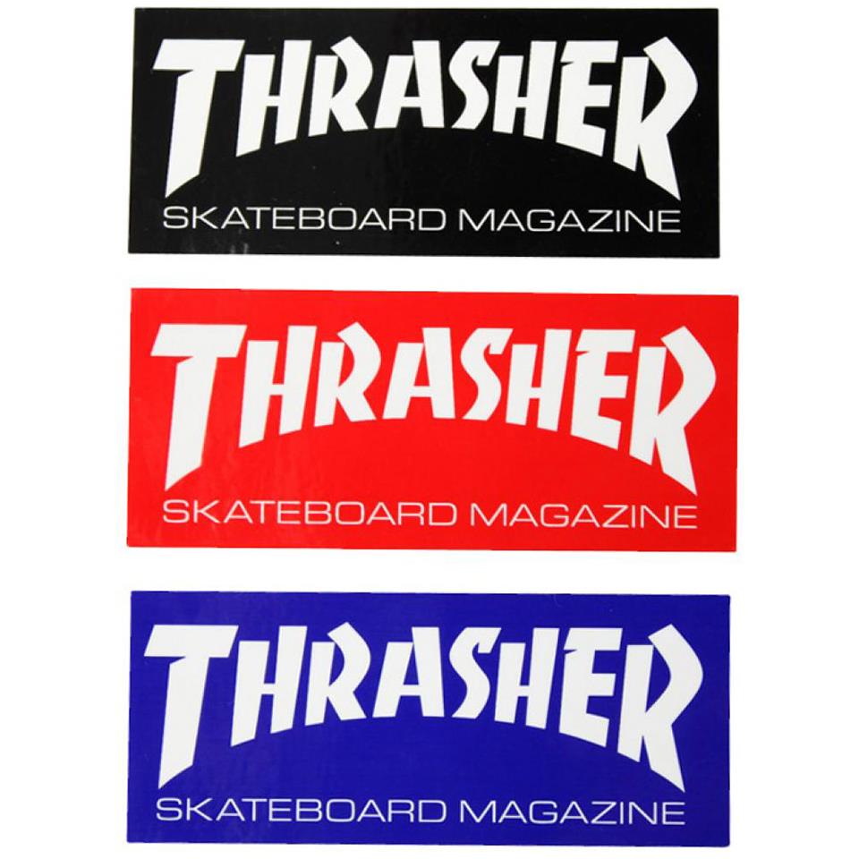 An image of Thrasher Skate Mag Medium 2.5" Sticker Sticker Packs