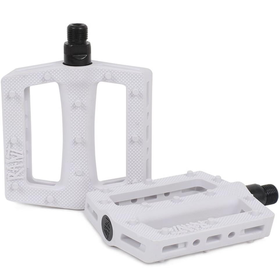 An image of Rant Trill Pedals White AF BMX Pedals