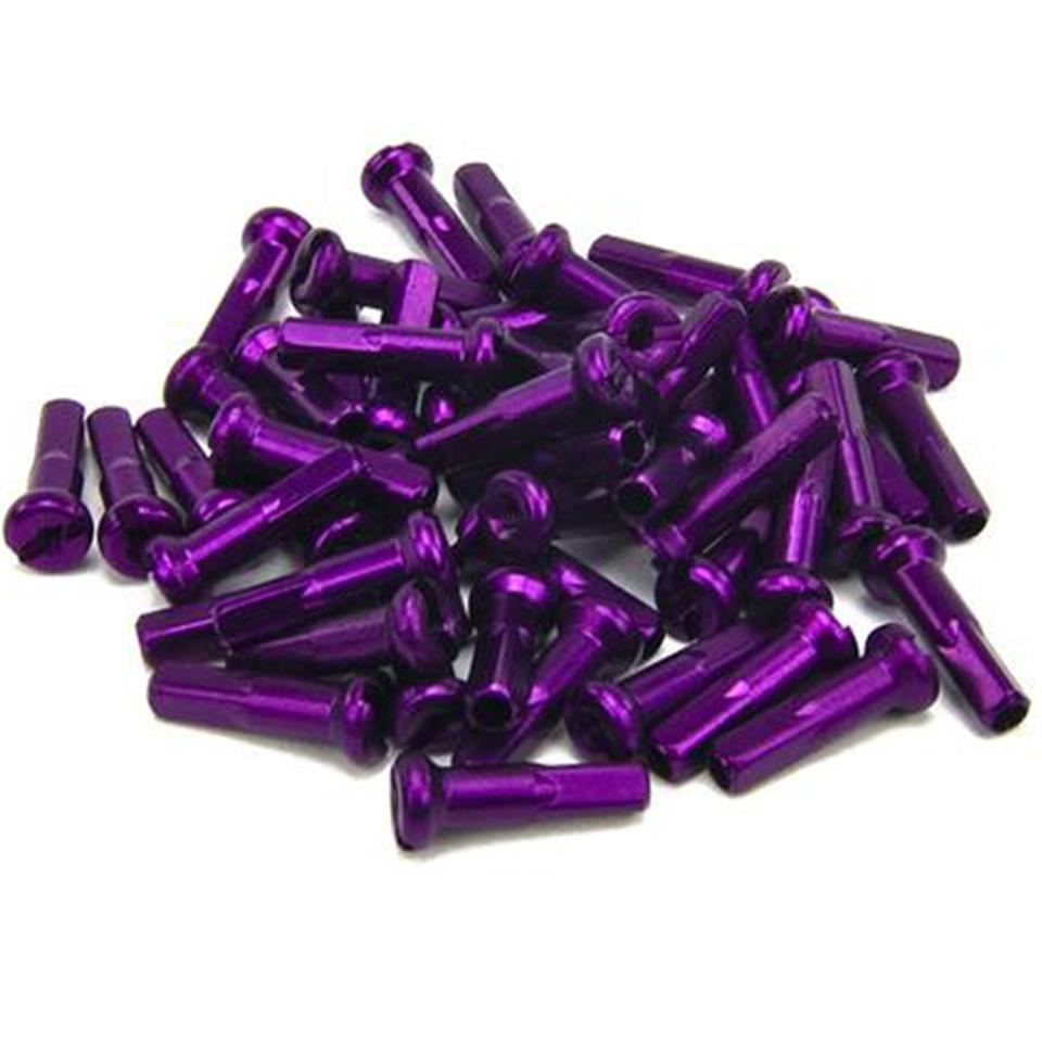 Mission Alloy Spoke Nipples Purple