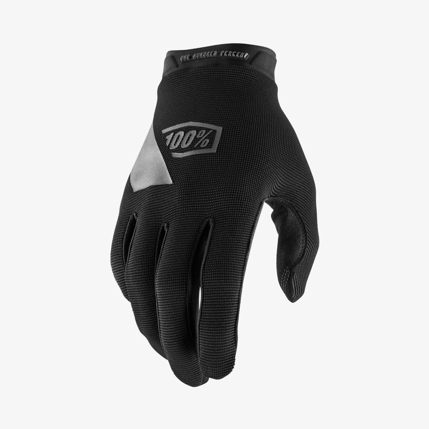 100% Ridecamp Race Gloves - Black Small