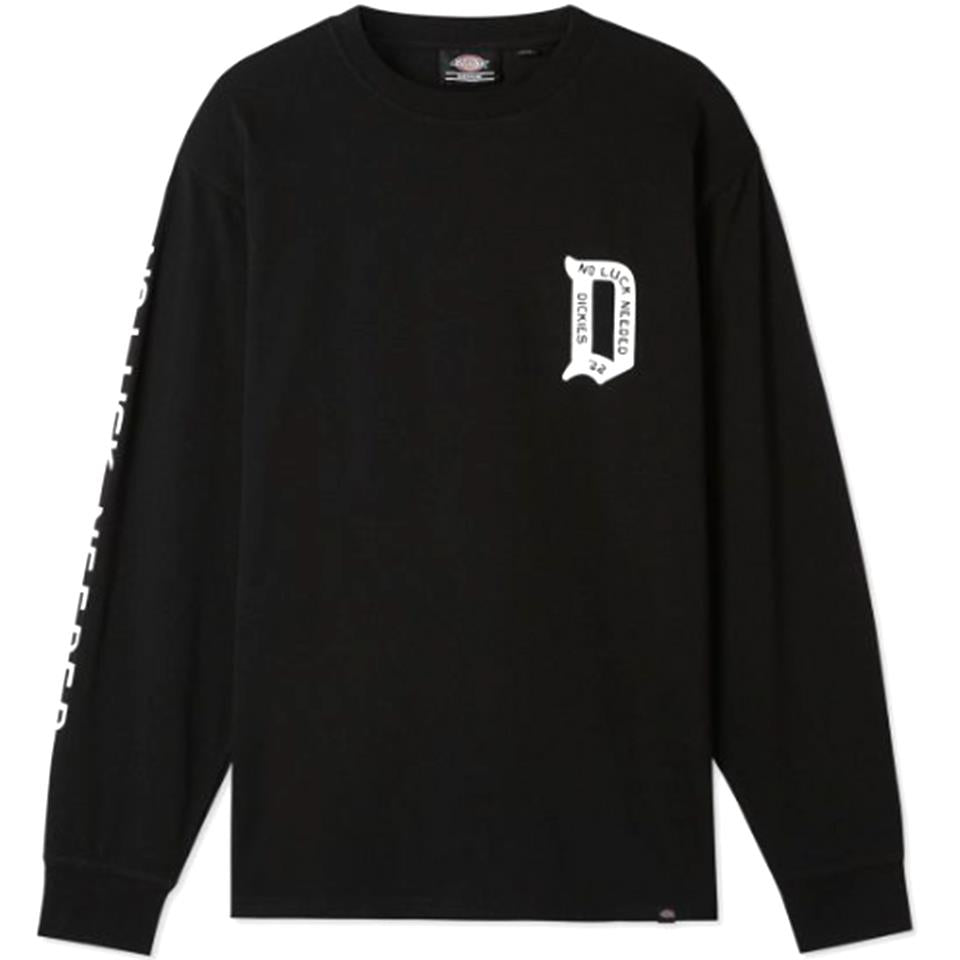 Dickies Union Springs Long Sleeve T-Shirt - Black Small