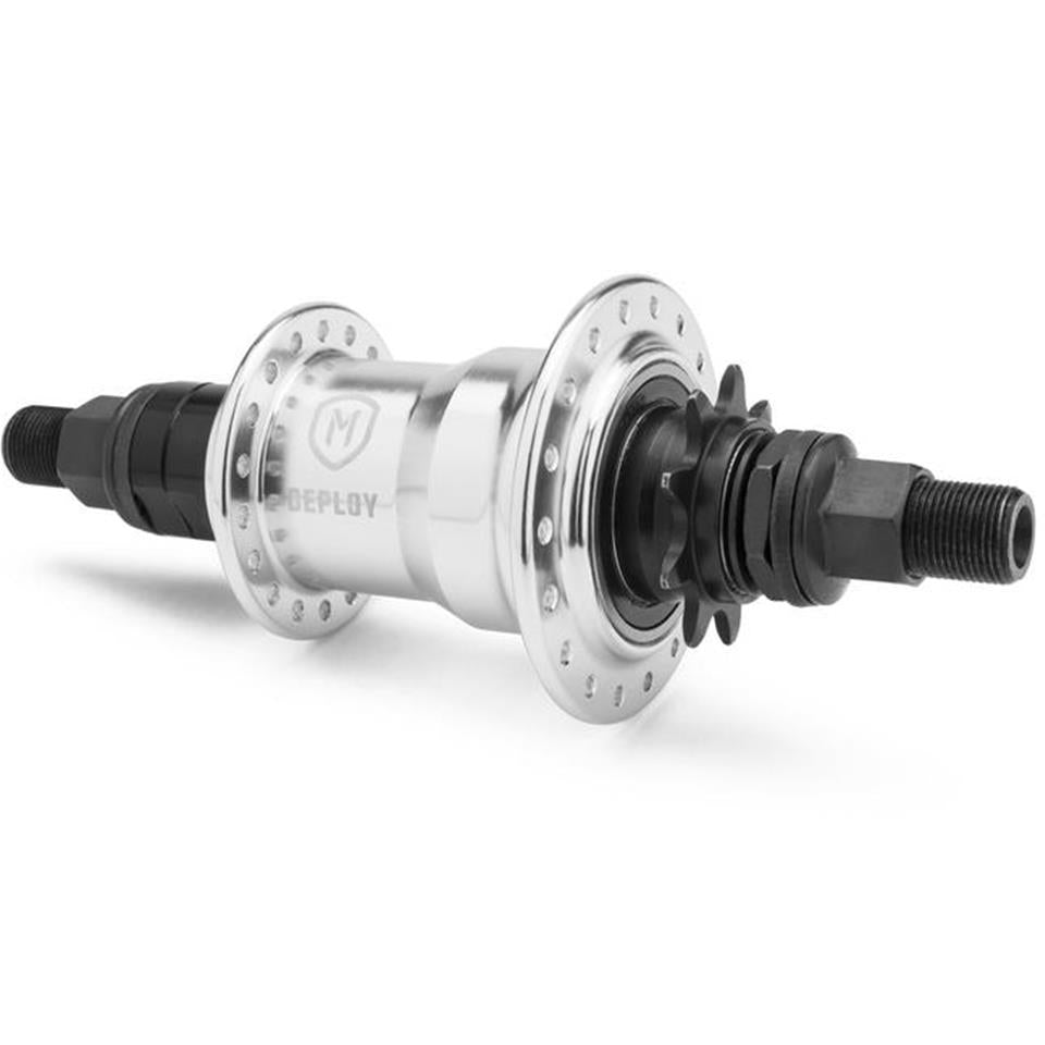 An image of Mission Deploy Freecoaster Hub - LHD Silver / LHD BMX Rear Hubs