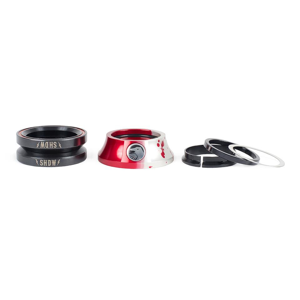 An image of Shadow Stacked Headset Crimson Rain BMX Headsets