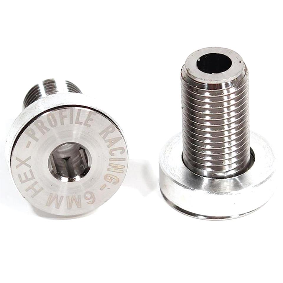 Profile Titanium Flush Mount Crank Axle Bolts