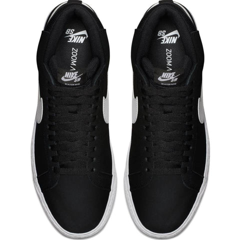 Nike Sb Zoom Blazer Mid Black White Source Bmx