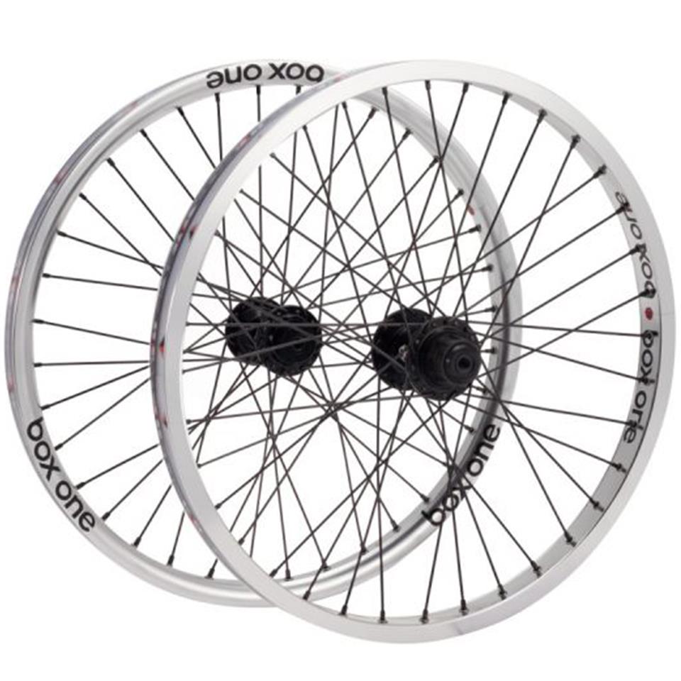 Box Three Mini Race Wheelset Silver / 20"x1-3/8"