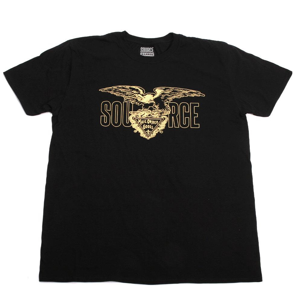 An image of Source Eagle T-Shirt - Black Medium T-shirts