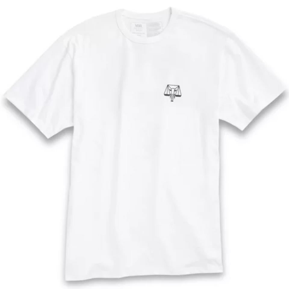 Vans x Courage Adams Off The Wall T-Shirt - White Small