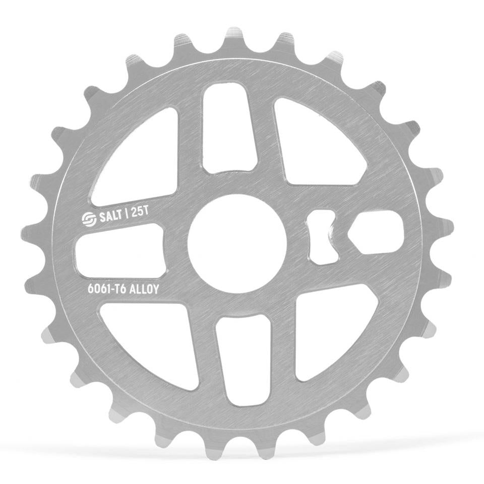 An image of Salt Pro Sprocket Silver / 25T BMX Sprockets