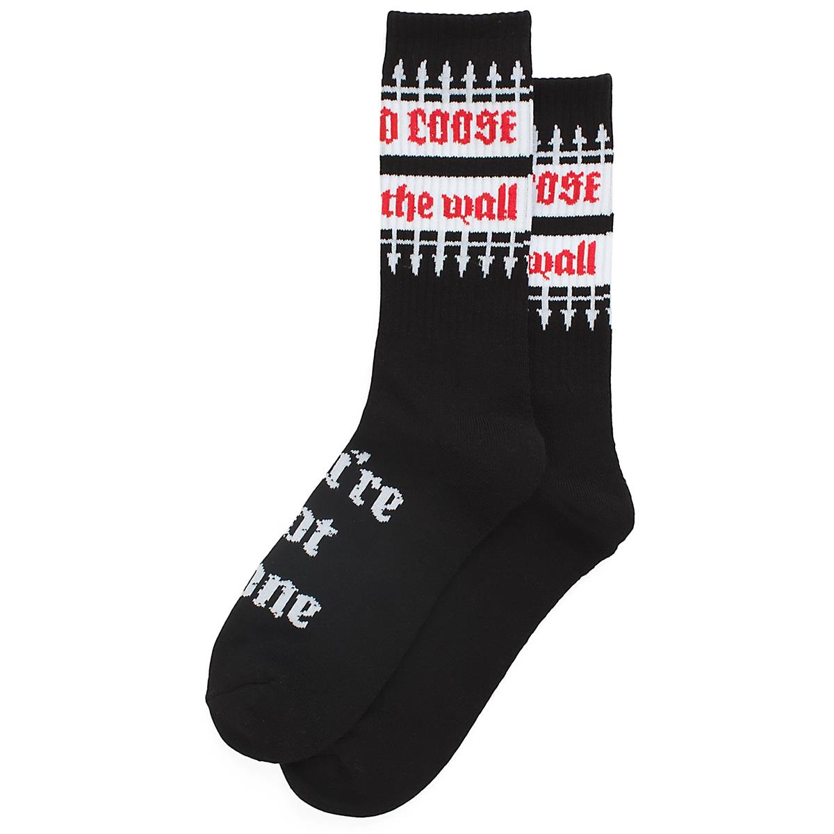 Vans Fast And Loose Crew Sock - Black UK 8.5-12