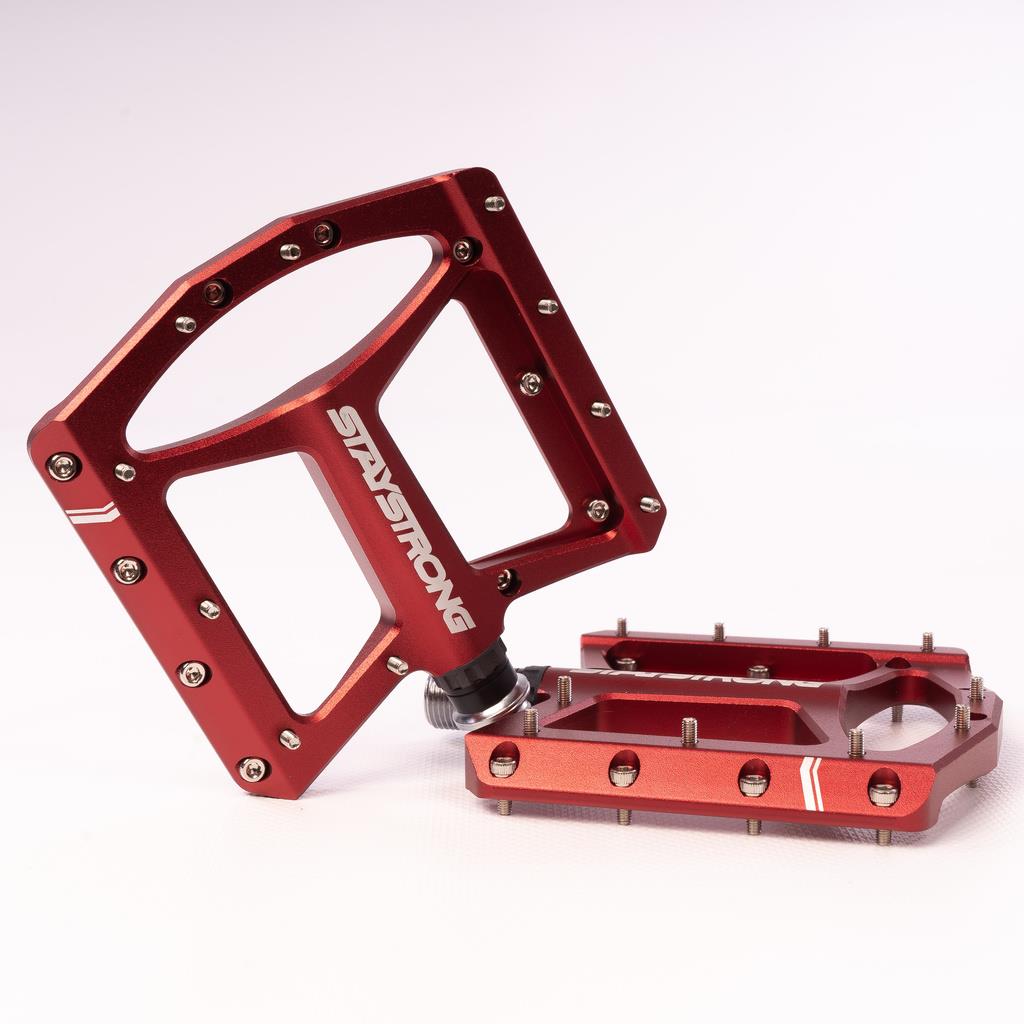 Stay Strong Force Pro Race Pedal Red