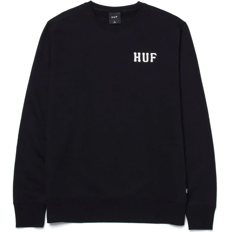 Huf Essentials Classic H Crew - Black XX Large