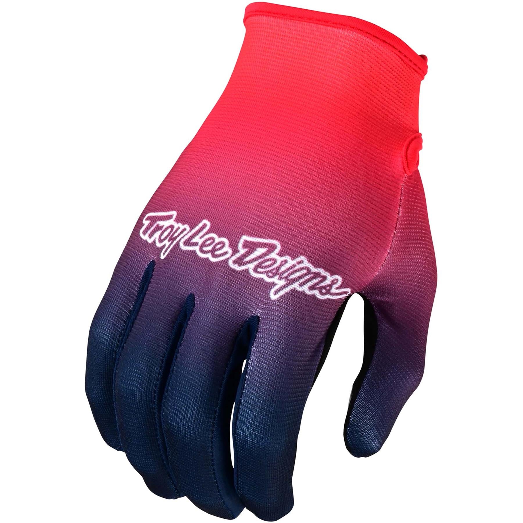 Troy Lee Flowline Race Gloves - Faze Red/Navy Medium