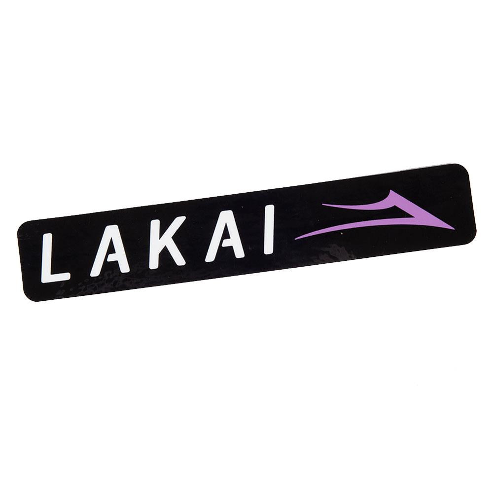 An image of Lakai Large Bar Decal Black Text Sticker (Single) Sticker Packs