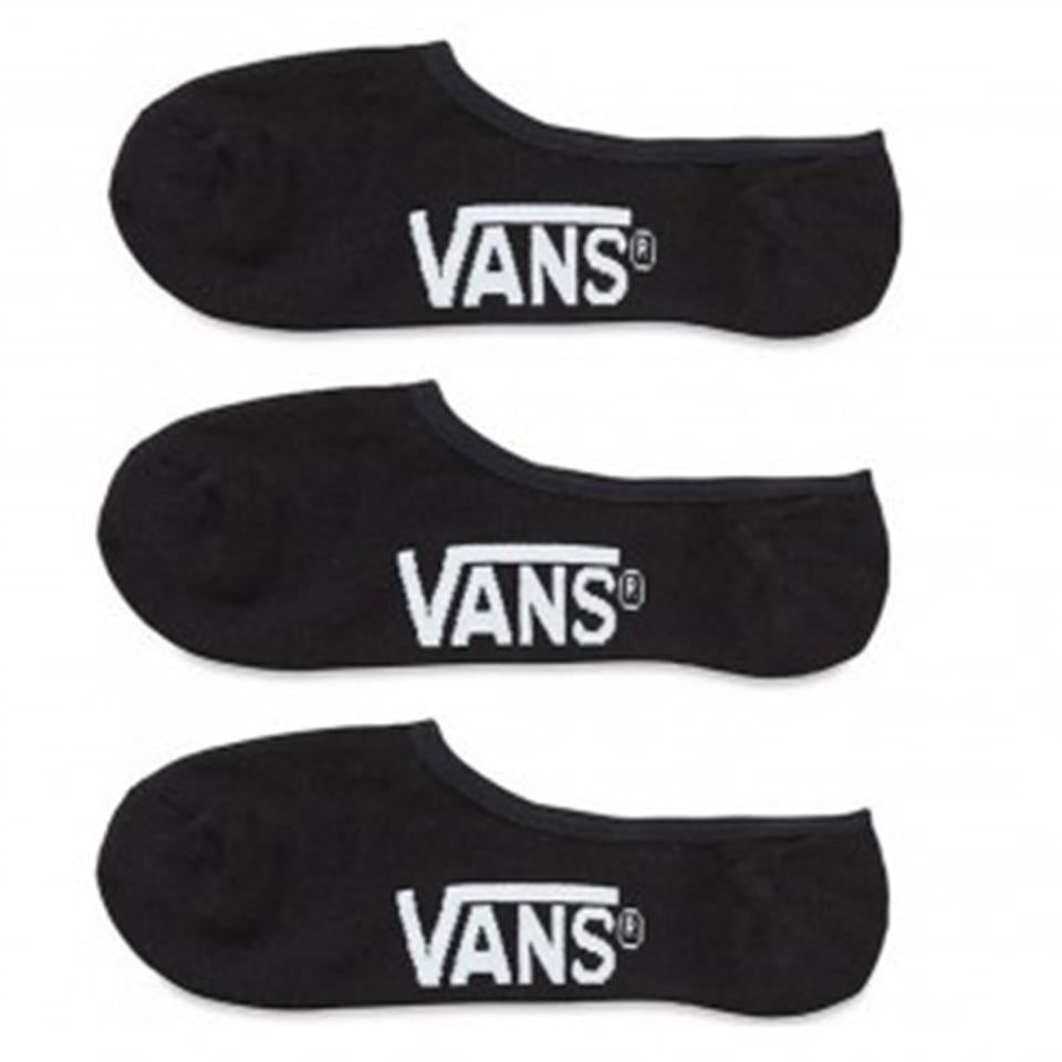 Vans Classic Super No Show Socks - Black UK 5.5-8