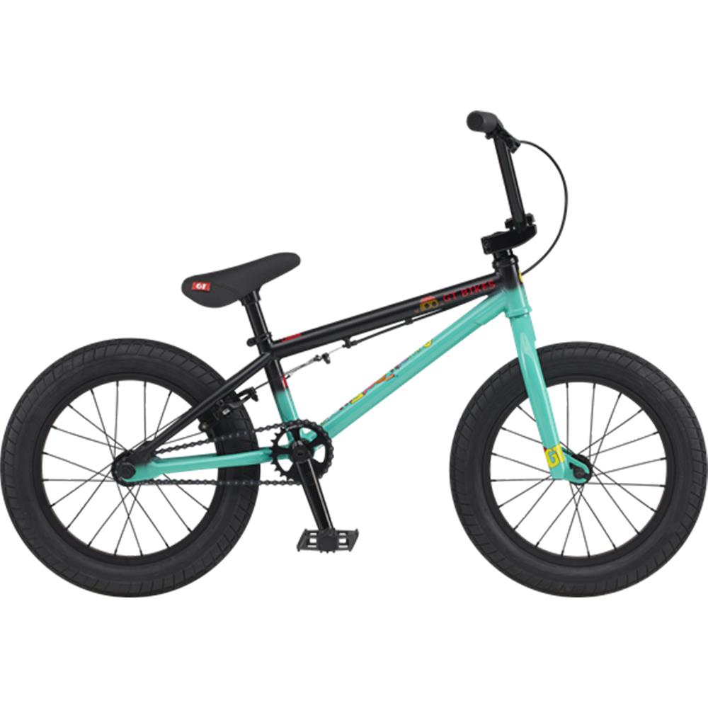 An image of GT Performer 16" BMX Bike Pitch Green BMX Bikes