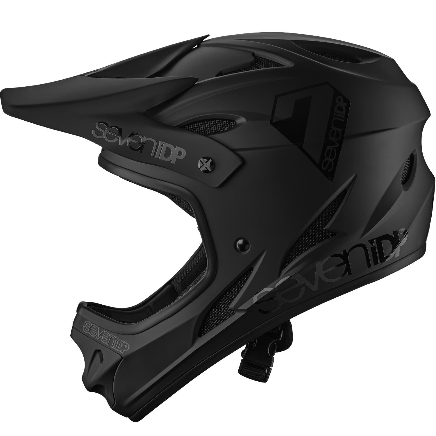 Seven iDP M1 Race Helmet - Matt Black/Gloss Black Medium