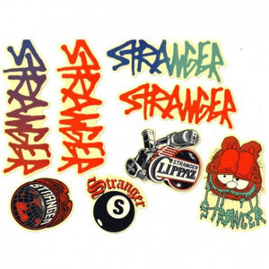 stranger bmx stickers