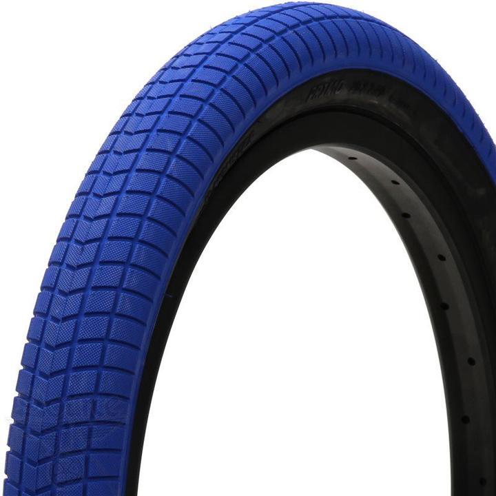 An image of Primo V-Monster Tyre Dark Blue and Black / 2.4" BMX Tyres