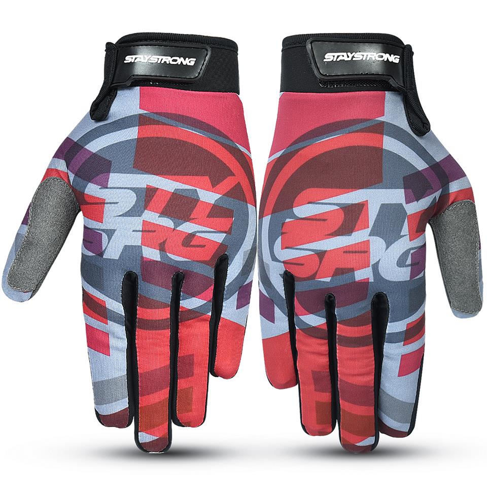 Stay Strong Icon Line Youth Gloves - Wine Youth X Small